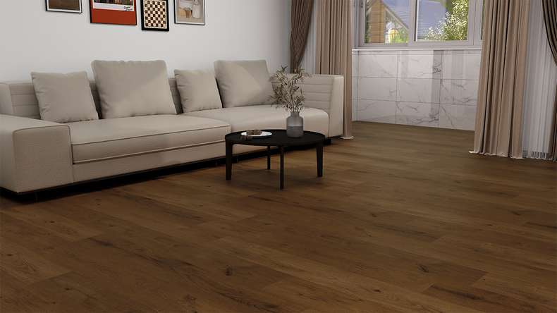 planeo Vinile rigido a incastro - Vintage Oak | Isolamento acustico integrato (KR-SOP-6)
