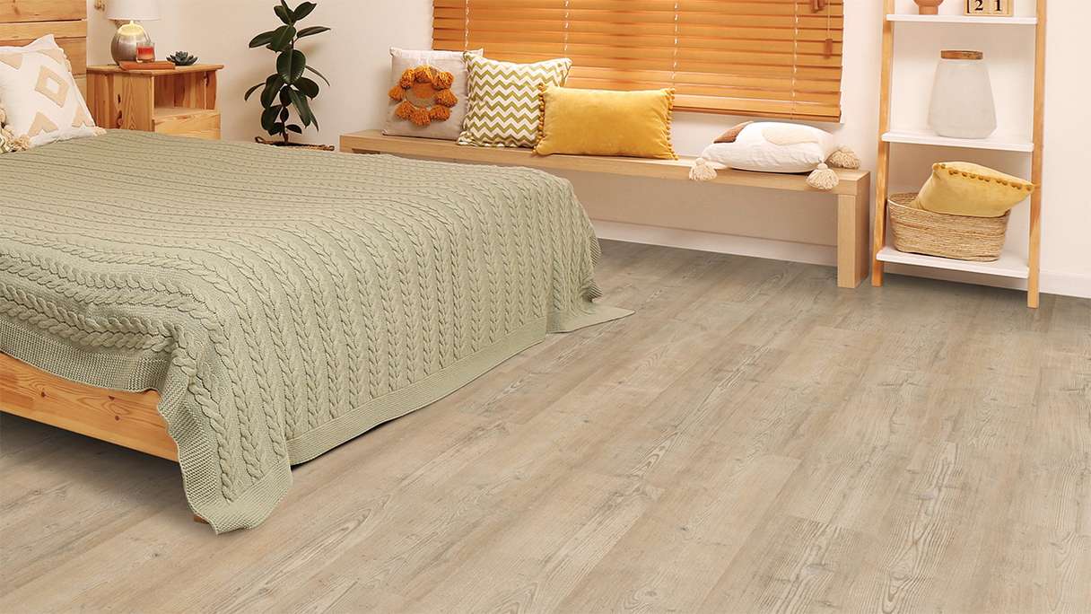planeo Vinyle à clic rigide - FlexCore 55 Biscuit Oak | Isolation phonique intégrée (plfc-5101FS55)
