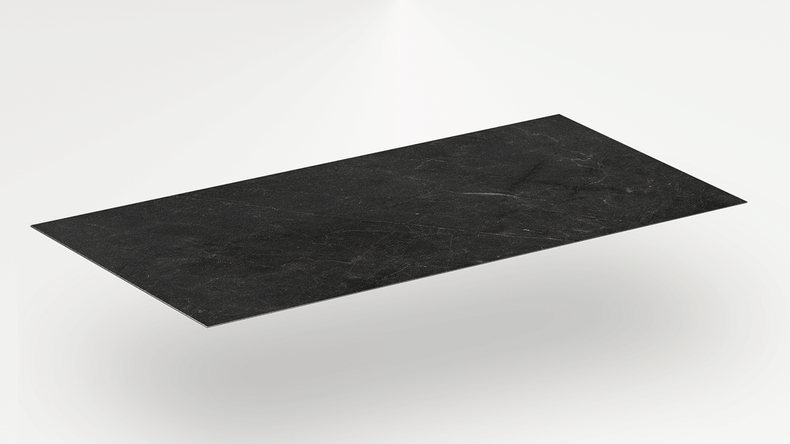 Rivestimento murale SPC planeo - CeraRock Tile Black Slate XL 280 x 117,5 cm