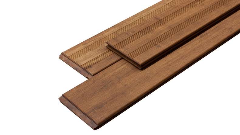 decking in legno planeo - sabbia di bambù 20 x 140 x 2200 mm liscia/francese