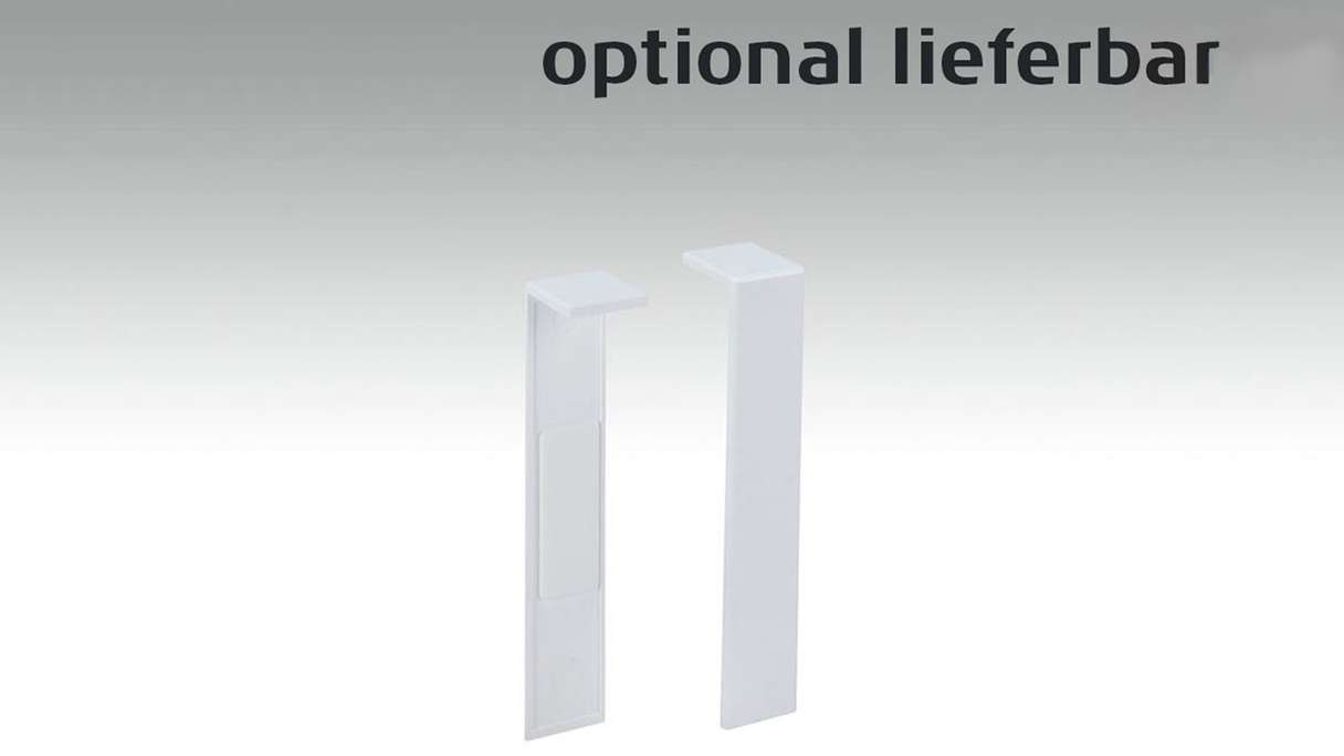plinthe plano Blanc moderne 18 x 80 mm