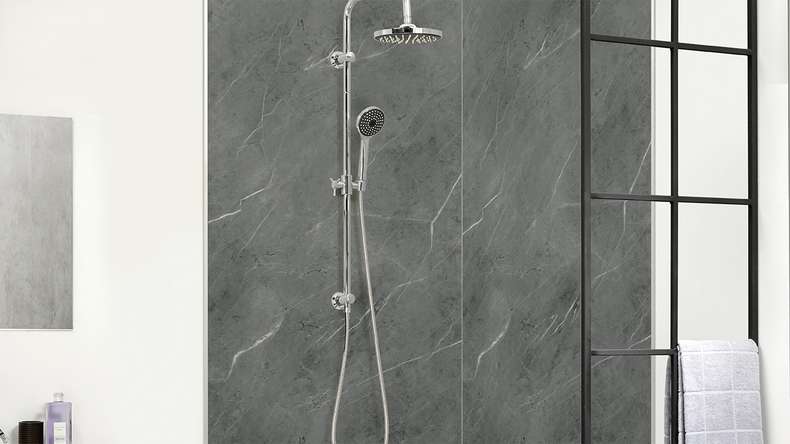 planeo StrongWall - Wandverkleidung Kunststoff XL Sardi 260 x 90 cm