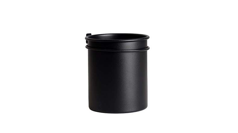 planeo Aufbewahrungsbecher - Schwarz 1 Stk inkl. Schrauben