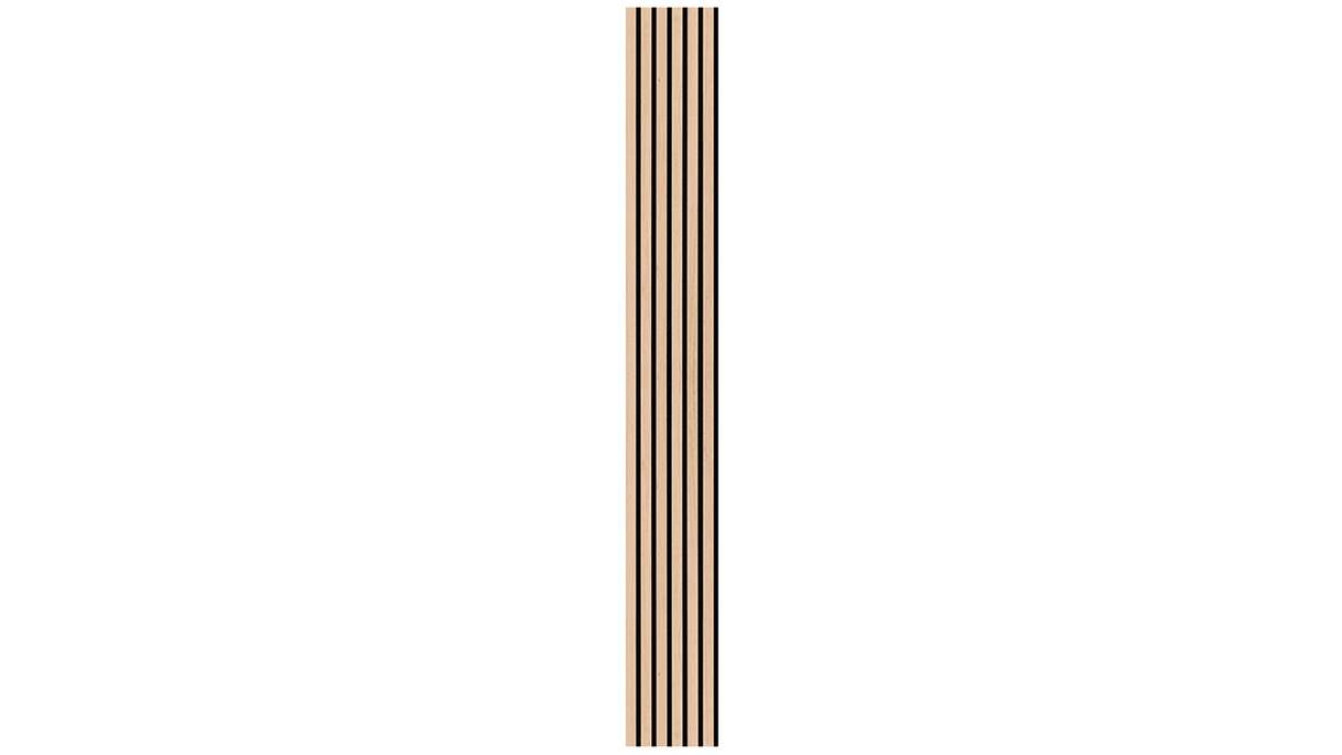 Pannelli acustici Skaben SilentWall Comfort - rovere marrone chiaro - 250 x 30 cm