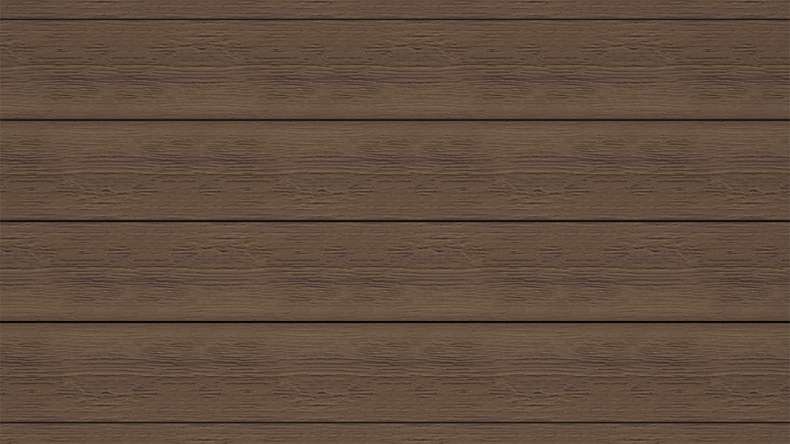 planeo ANTIKWoodline - Lame de terrasse en WPC CoEx, profilé composite léger - Ipe brun 3 m - aspect rustique/brossé lisse