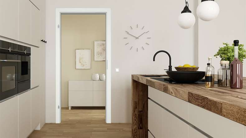 cornice planeo design edge SMH 9010 bianco - 1985 mm