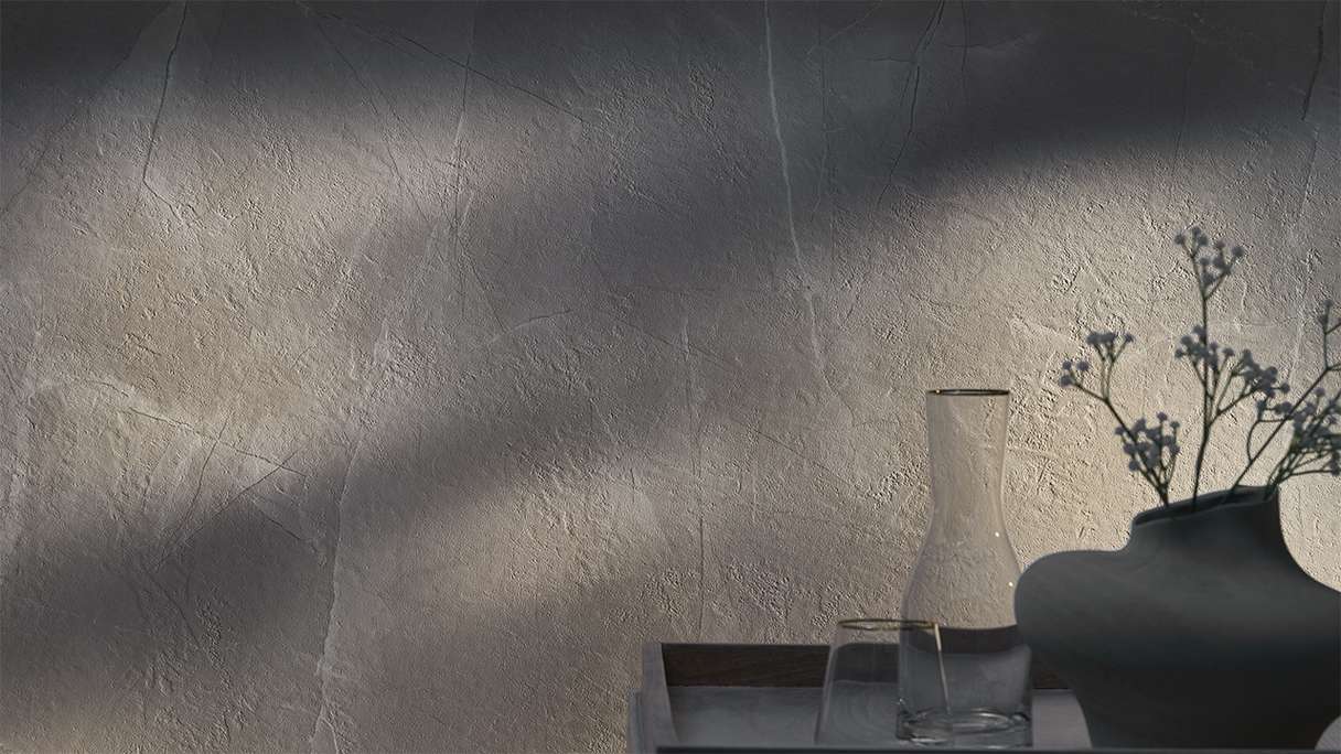 planeo Wandverkleidung SPC - CeraRock Tile Light Grey Marble 120 x 60 cm