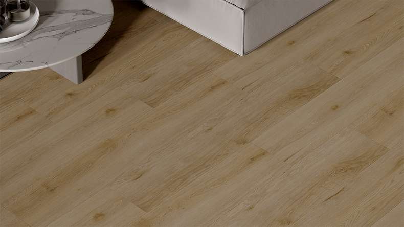 planeo Vinyle à clic rigide - HOMEtec Pro 50 IXPE Warm Sand Oak | Isolation phonique intégrée (RP-E50-5)