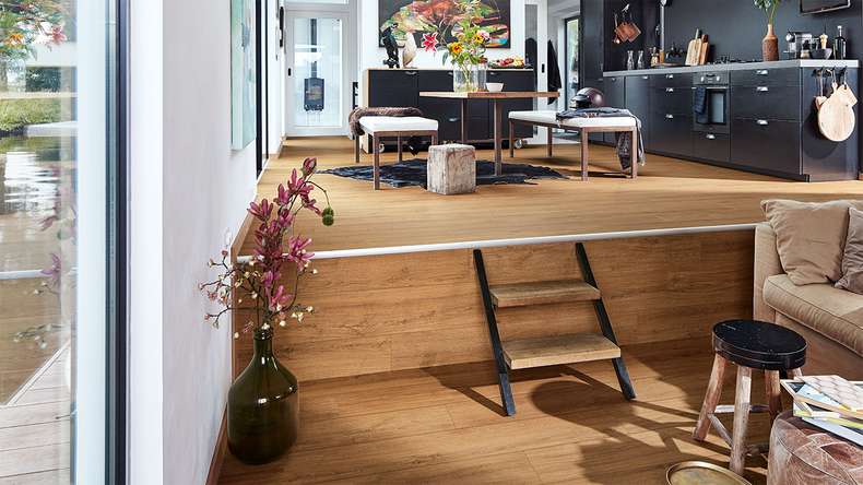 Sol design MEISTER MeisterDesign. next DD 500 S - 06999 Golden Oak | Isolation phonique intégrée (400054-1287220-06999)