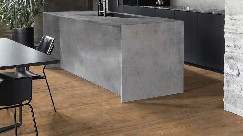 Gerflor Vinyle à clic Rigid - Création 40 Clic Acoustique Savage Oak Honey | Isolation phonique intégrée (61301709)