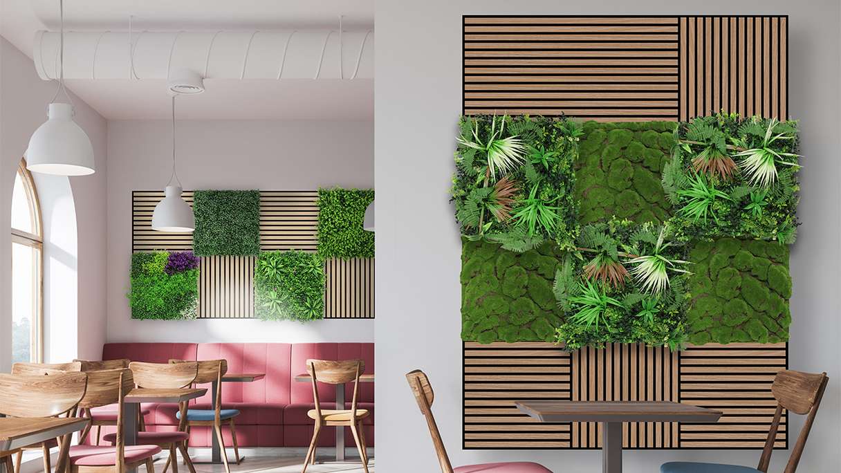 planeo Akustikpaneel - MixWall Timber Solid Flare Oak 52 x 52 cm | Echtholzfurnier (PLMW-00311C)