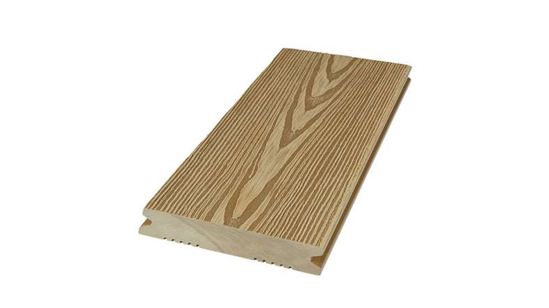 Planeo SolidWood WPC Terrassendiele - Erdbraun 3m französisch/struktur 3D