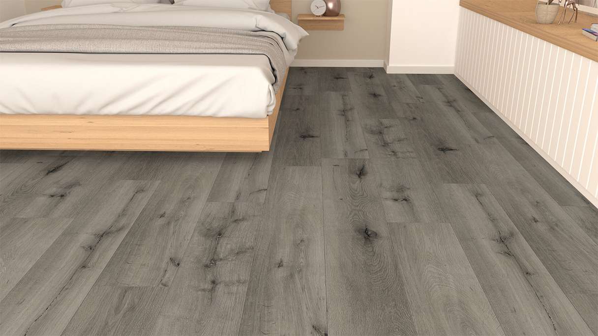 SKAVA Rigid Klick Vinyl - Home Grey Oak | wasserfest (LO-1090)