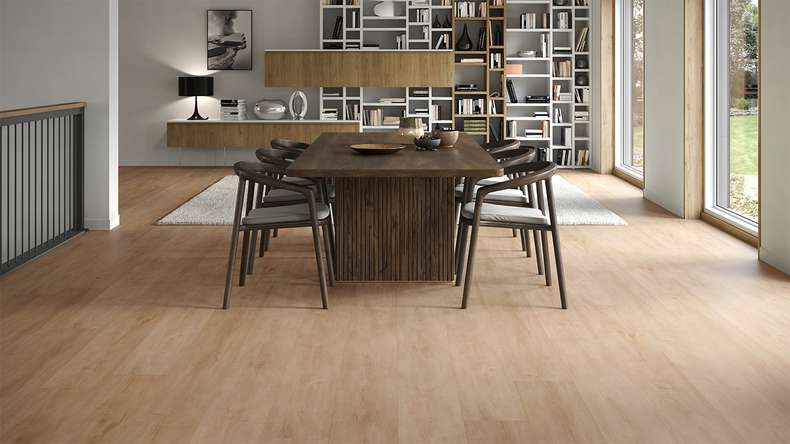 planeo Klick Vinyl Rigid - Eiche Genova 1,82m lange XL Diele ultramatt | Trittschalldämmung integr. (MF-1102-XL)