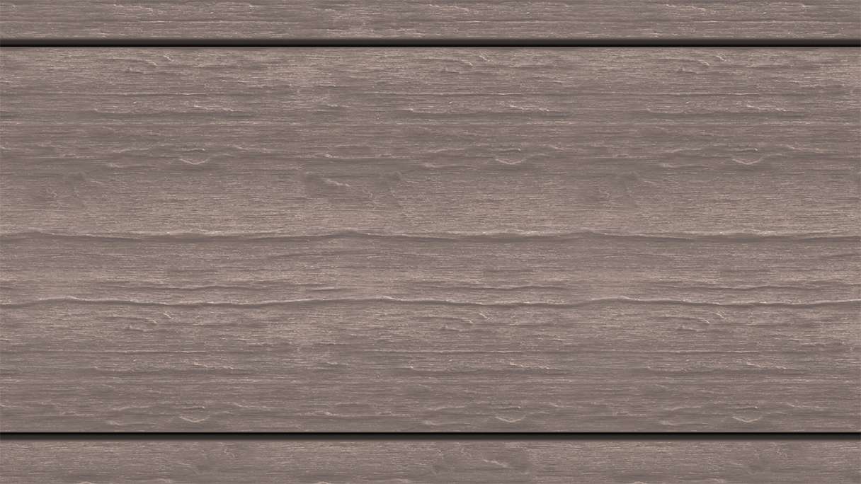 planeo MAXLine Antique - Decking XL rivestito in WPC CoEx massiccio - grigio 3m rustico strutturato/liscio spazzolato