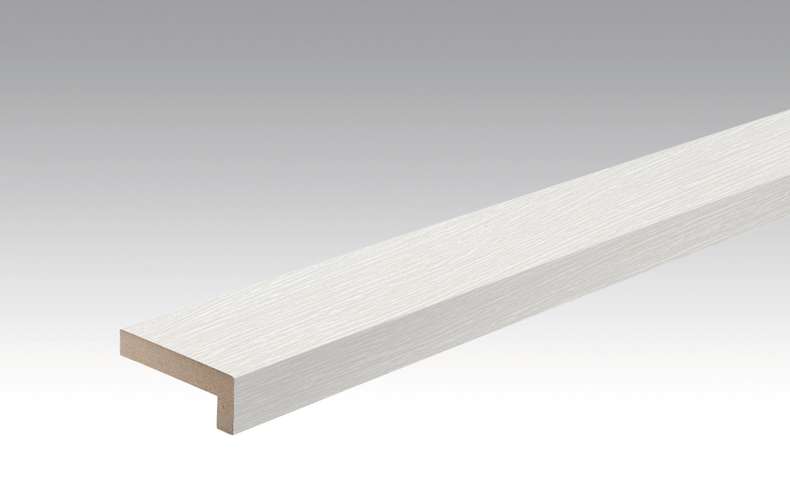 Plinthes MEISTER bandes de recouvrement d'angle Fineline blanc 4029 - 2380 x 60 x 22 mm (200028-2380-04029)