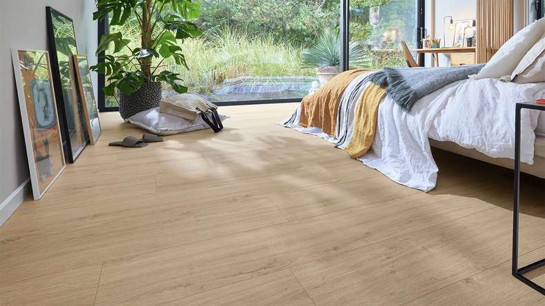 Sol design MEISTER MeisterDesign. next DD 500 S - 07122 Chêne de roche sable | Isolation phonique intégrée (400054-1287220-07122)