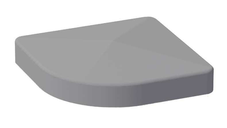 planeo Gardence Metallic - Cappuccio per pali d'angolo in alluminio regolabili