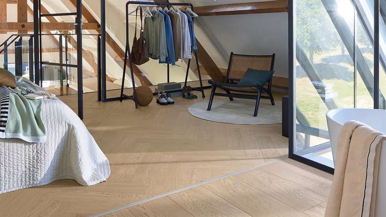 Plancher bois MEISTER Lindura HS 500 - 20232 Chêne classic gris sable vernis ultra mat 700 x 140 x 11 mm (500010-0700140-20232)