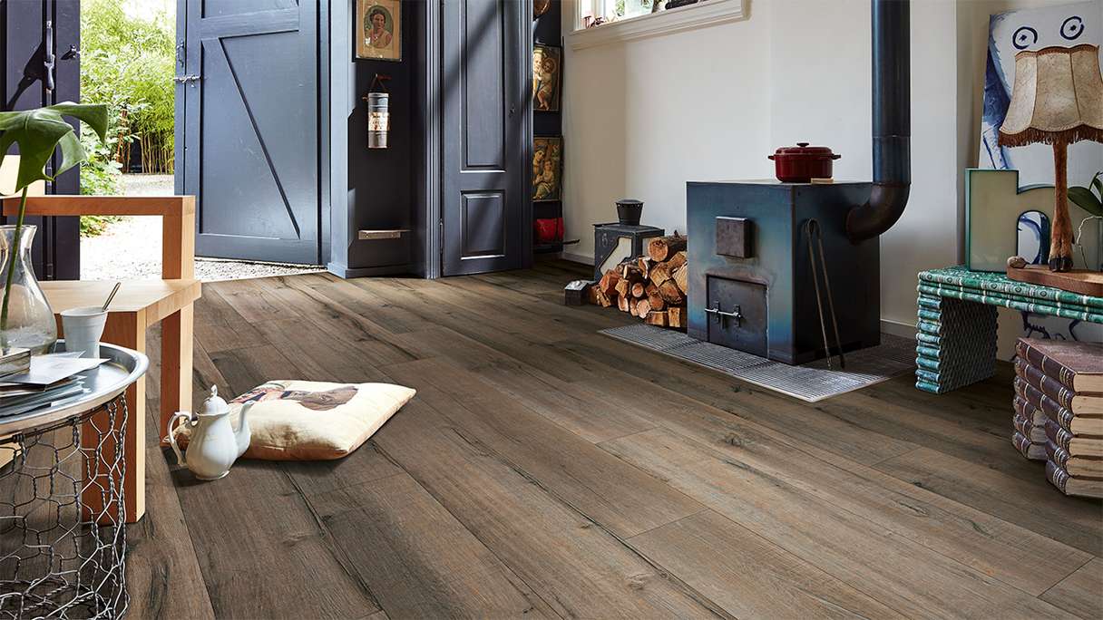 Sol design MEISTER MeisterDesign. next DD 500 S - 06986 Chêne vieux bois gris argile | Isolation phonique intégrée (400054-1287220-06986)