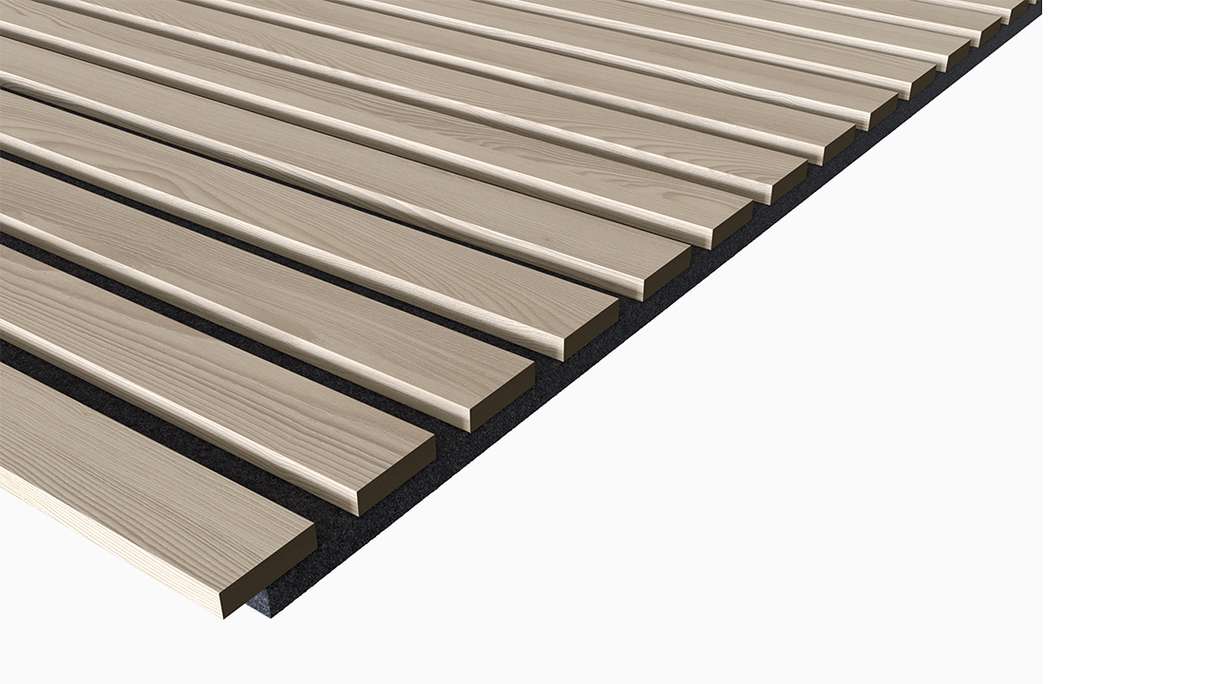 planeo Akustikpaneele - Eiche Hell - 2400 x 525 x 18mm (PU-A-00)