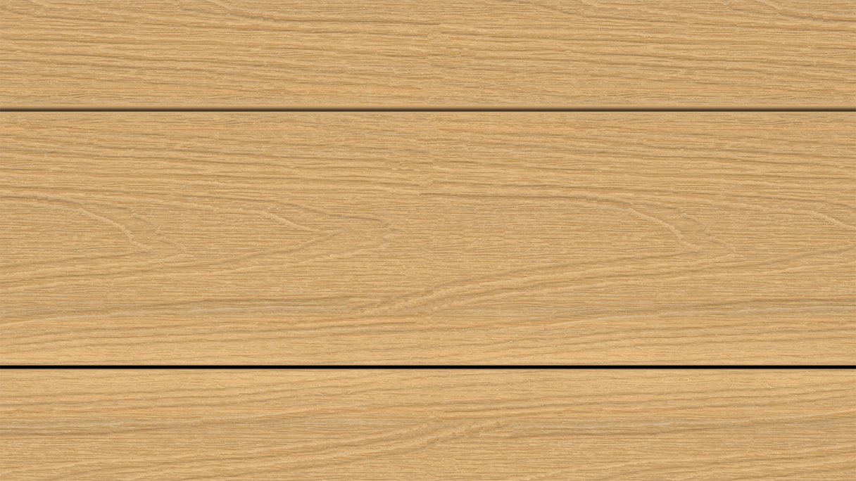 planeo UNIDeck - Lame de terrasse en WPC CoEx, couleur sable, 3 m - texturée/brossée lisse