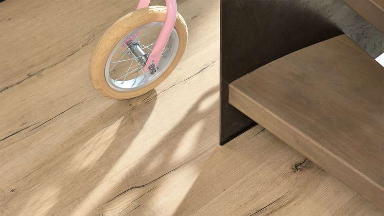 Sol design MEISTER MeisterDesign. next DL 500 S - 07139 Chêne vieux bois clair | Isolation phonique intégrée (400055-2052220-07139)