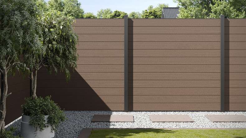 planeo Gardence Strong - Clôture composite Carré Terra