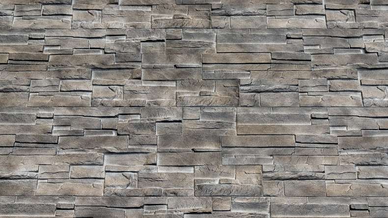 panneau de façade planeo aspect pierre - NoviStone Silex Flint 1054 x 334 mm