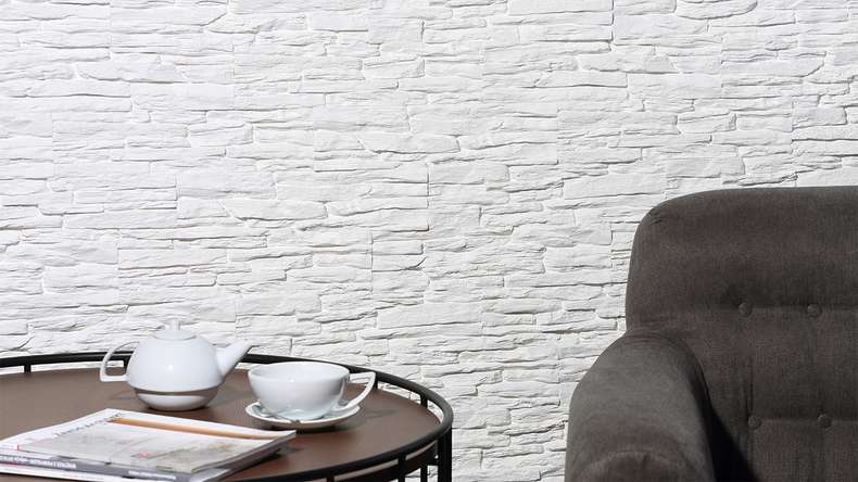 planeo StoneWall Solid briquette de parement - Mont Blanc