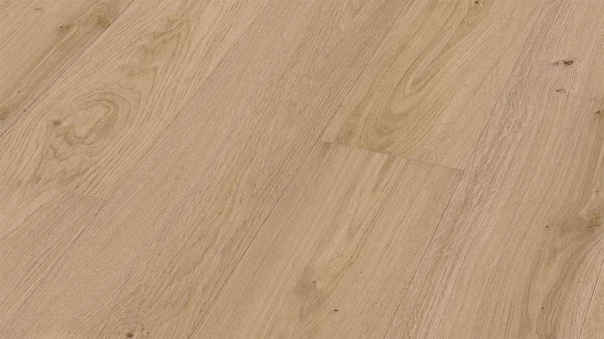Sol en bois MEISTER Lindura HD 400 - 08935 Chêne animé crème ultra-mat 2200 x 205 x 11 mm (500214-2200205-08935)
