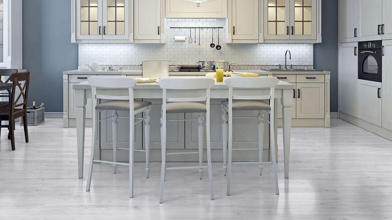 Gerflor vinyle à clic - Senso Premium Rigid Acoustic Sunny white | Isolation phonique intégrée (39470286)