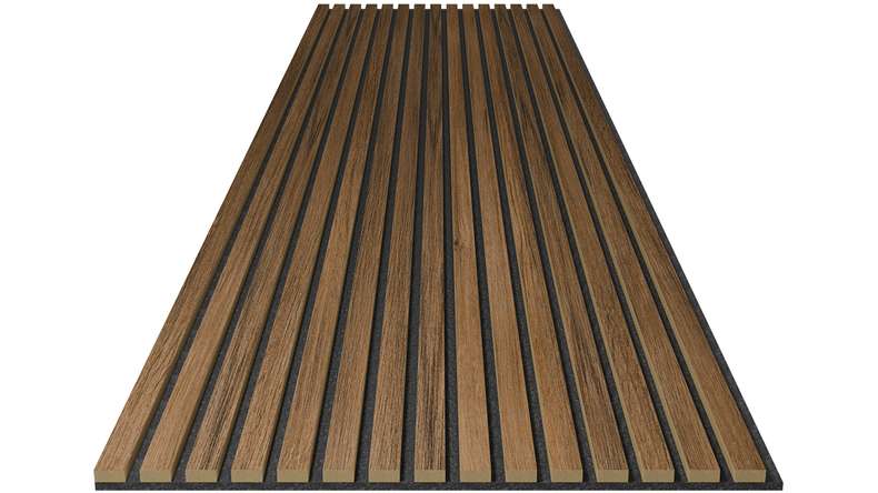 pannelli acustici planeo Pro - Rovere rustico - 250 x 60 cm