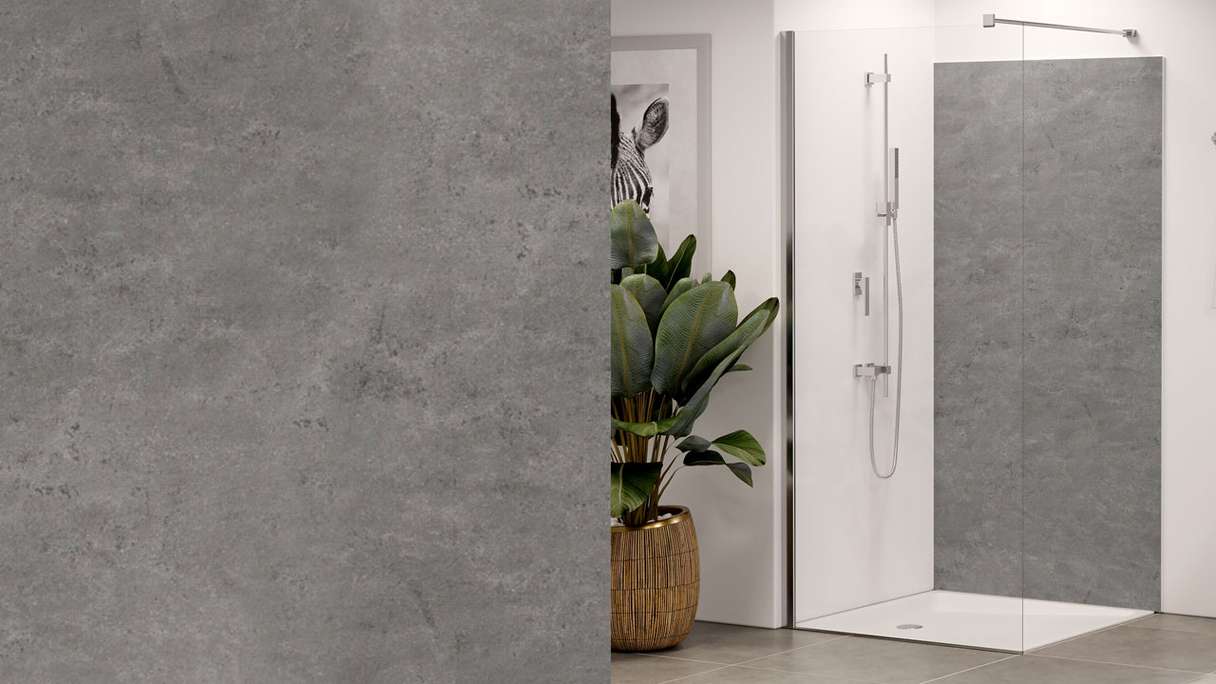 Planeo Wallboard - Concrete Dark Grey Matt - vari formati