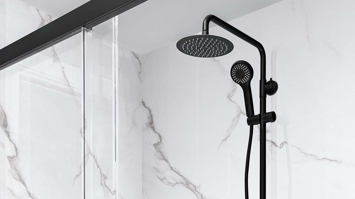 planeo StrongWall - Wandverkleidung Kunststoff XL Trapanesi 260 x 90 cm Hochglanz