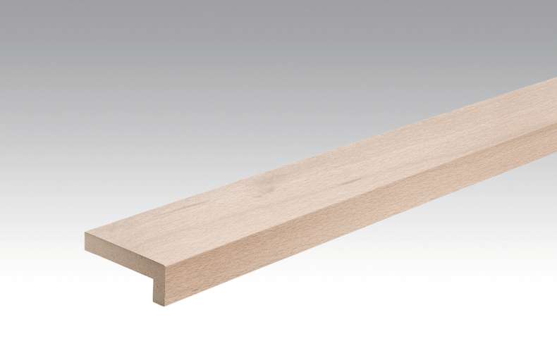MEISTER Sockelleisten Winkelabdeckleisten Buche pure 4094 - 2380 x 60 x 22 mm (200028-2380-04094 - 2605234094)