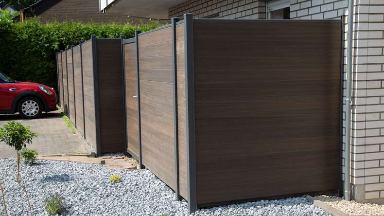 planeo Gardence Strong - barra universale in alluminio antracite 300cm