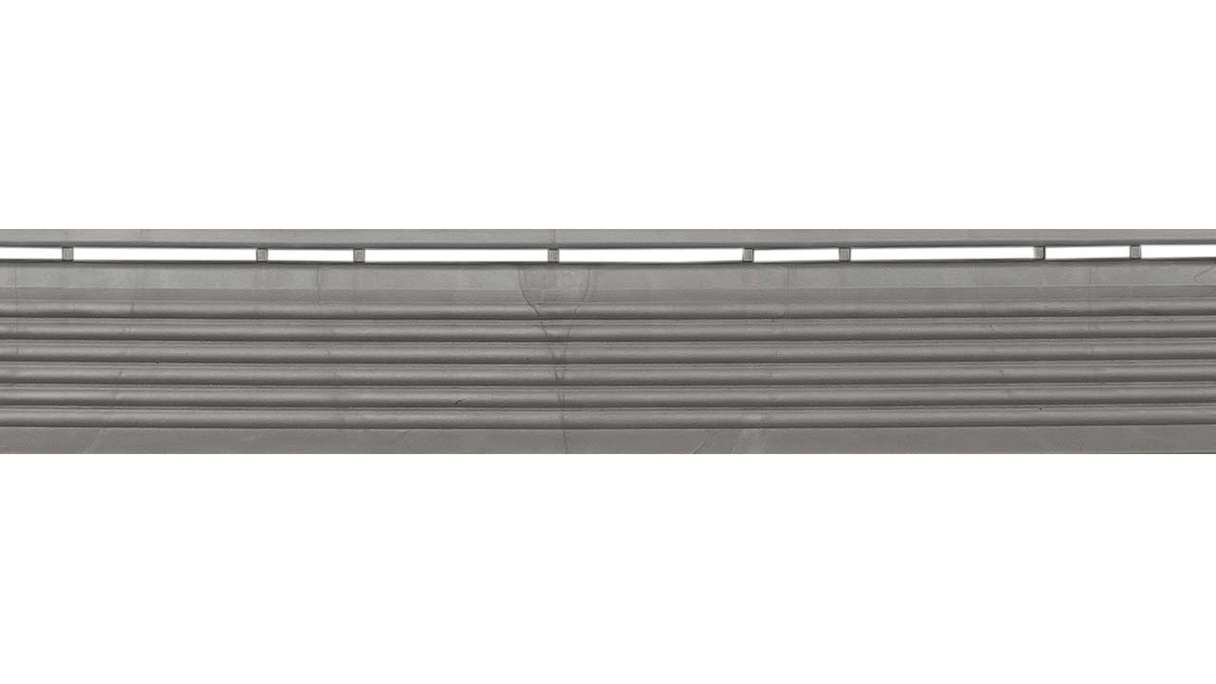 Panneau latéral planeo pour dalles à emboîter 40 x 40 cm - gris foncé