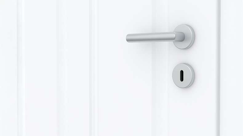 porta interna planeo country house PUREA Casa 4 AR laccato bianco 9003 design edge | laccato - 1985 x 610|735|860|985 mm