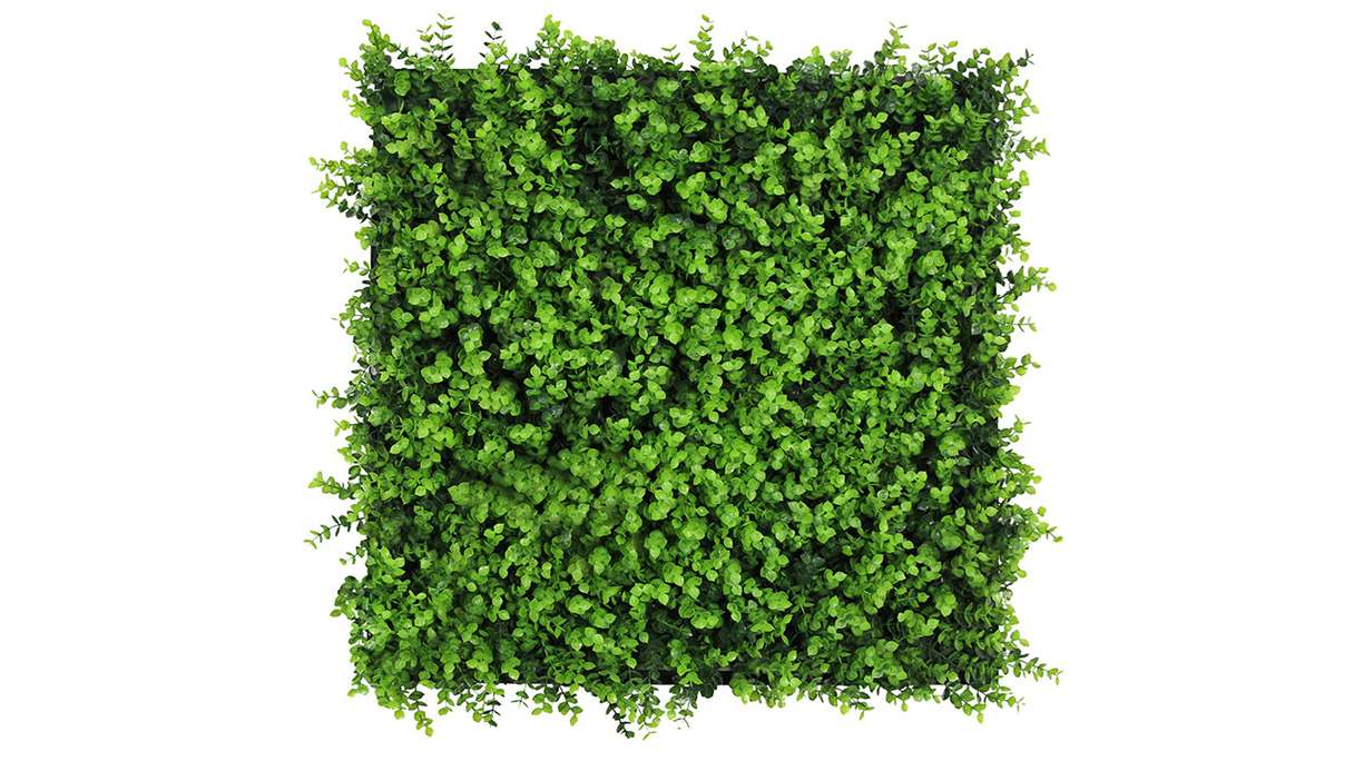 pannello acustico planeo - MixWall Leaf Mood Mixed Green Design Buxus 52 x 52 cm | pianta artificiale (PLMW-21111)