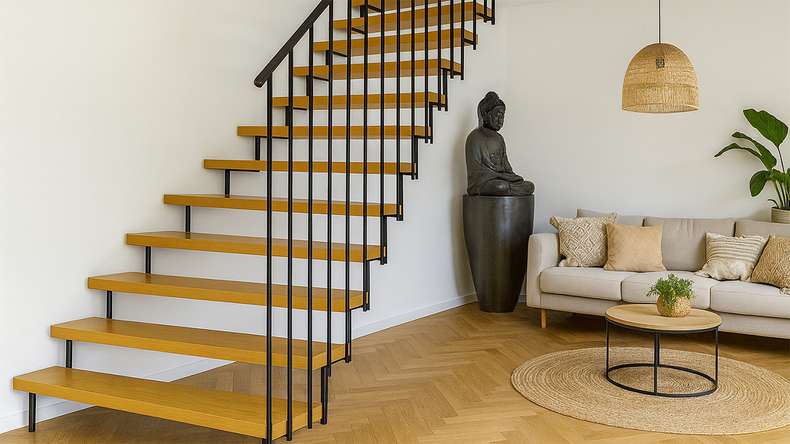 planeo block step straight 40mm listellare + vinile | decoro e dimensioni selezionabili individualmente