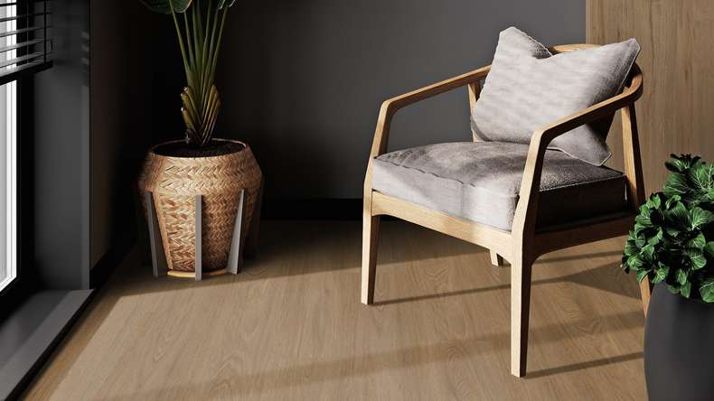 Gerflor Vinile adesivo - Virtuo 30 EIR Blomma Brown | goffratura sincrona (39001461)