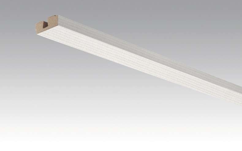 Plinthes MEISTER plinthes de plafond en acier inoxydable DF 063 - 2380 x 40 x 15 mm (200032-2380-00063)