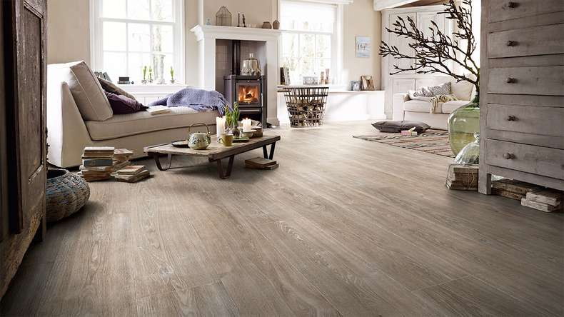 MEISTER Laminat - MeisterDesign LL 250 Eiche weißgrau 06277 | Synchronprägung (600009-2052248-06277)