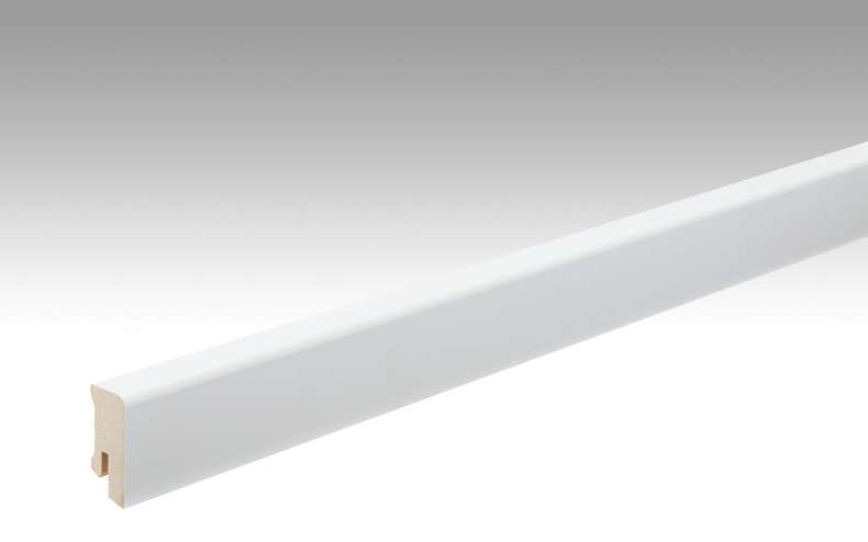 Battiscopa MEISTER Uni bianco lucido DF 324 - 2380 x 38 x 16 mm (200009-2380-00324)