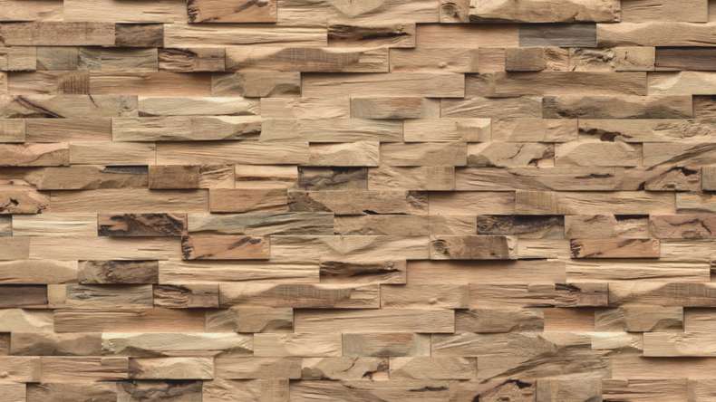 Skaben WoodWall - Legno costiero Hevea Nature
