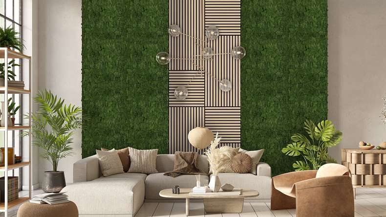 planeo Panneau acoustique - MixWall Timber Solid Flare Oak 52 x 104 cm | Placage en bois véritable (PLMW-00411A)