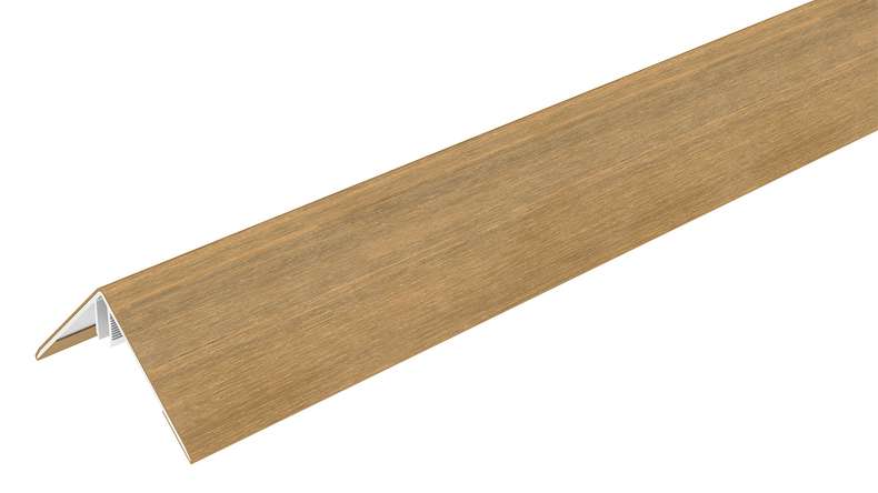 planeo LINEA - Alu CoEx Außeneckprofil Sand 3000 x 66 x 66 mm