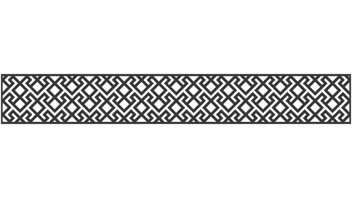 planeo Gardence - Insert design 1 800 x 300 x 1,5 mm, anthracite
