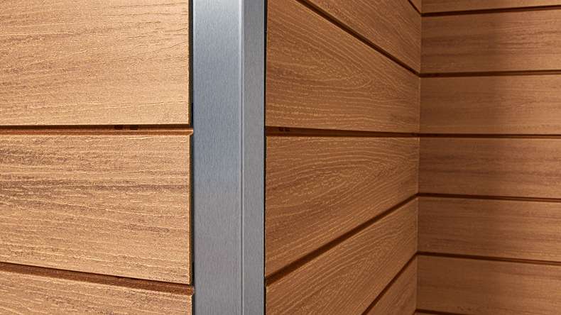 planeo Fassado - bardage composite façade chêne brun